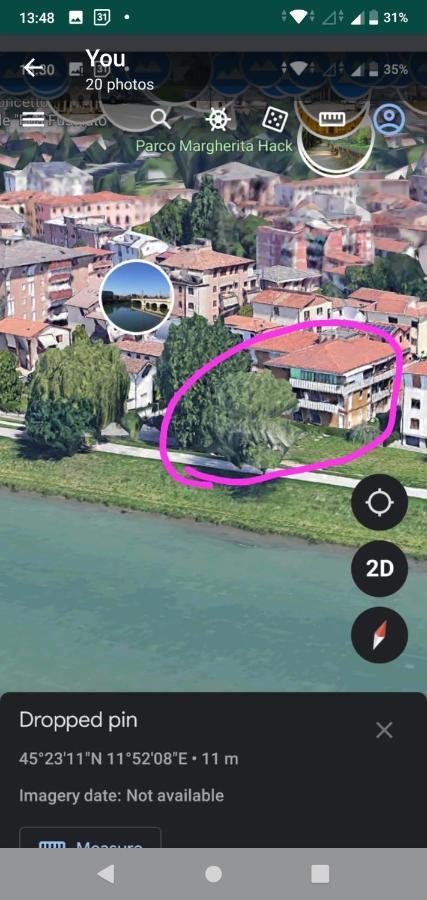 Vicino Al Prato Della Valle Intero Appartamento Parcheggio Facile Di Fronte Падуя Экстерьер фото